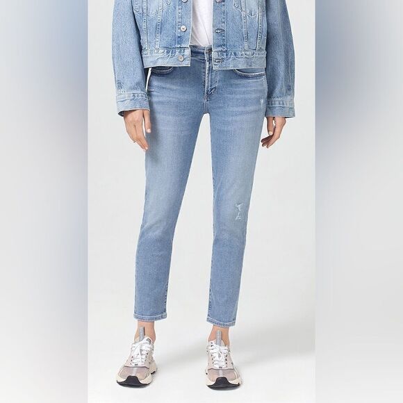 Citizens of Humanity Ella Mid Rise Slim Crop Jeans - Picture 2 of 13